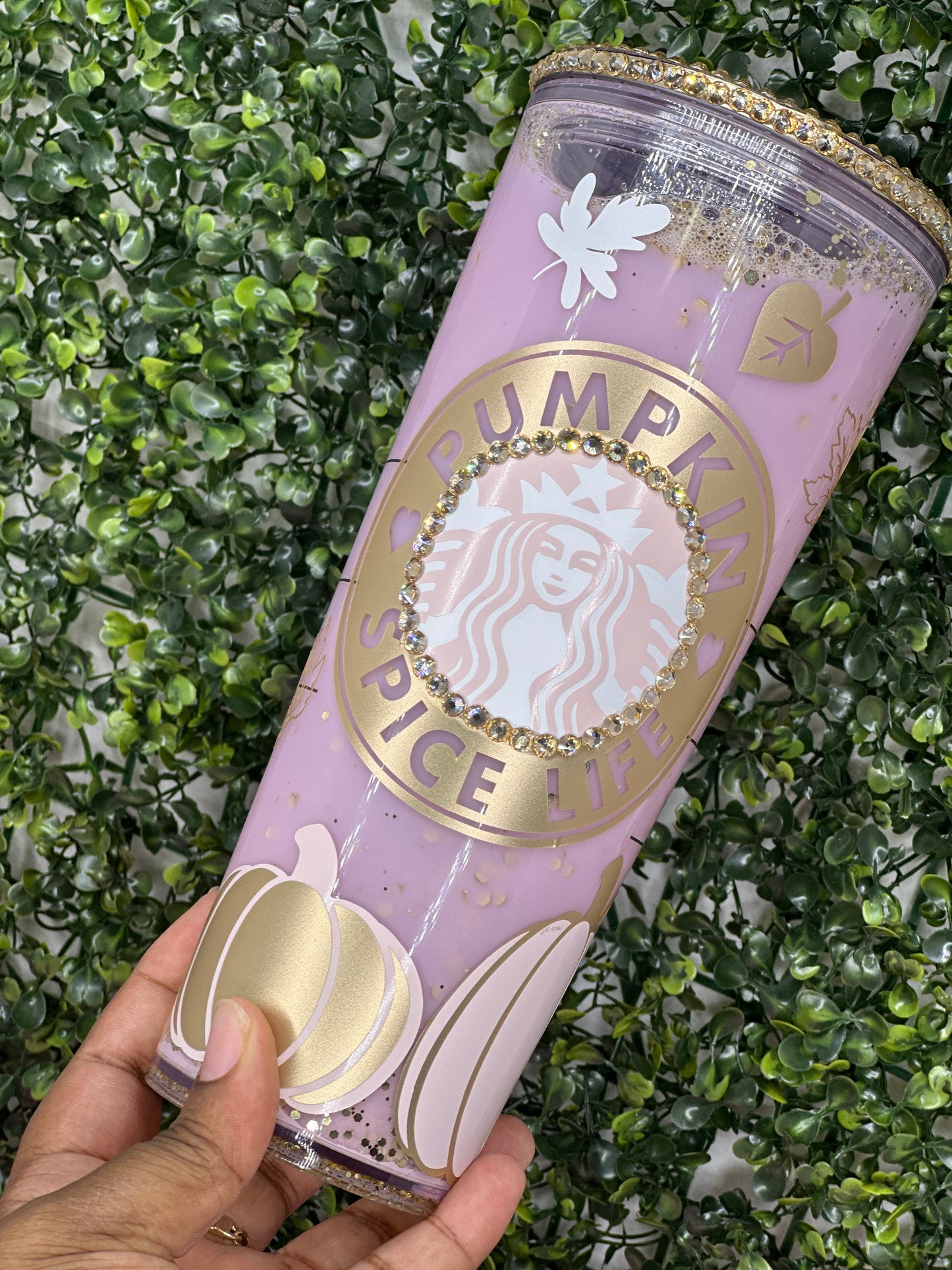 Pink Pumpkin Starbucks Tumbler