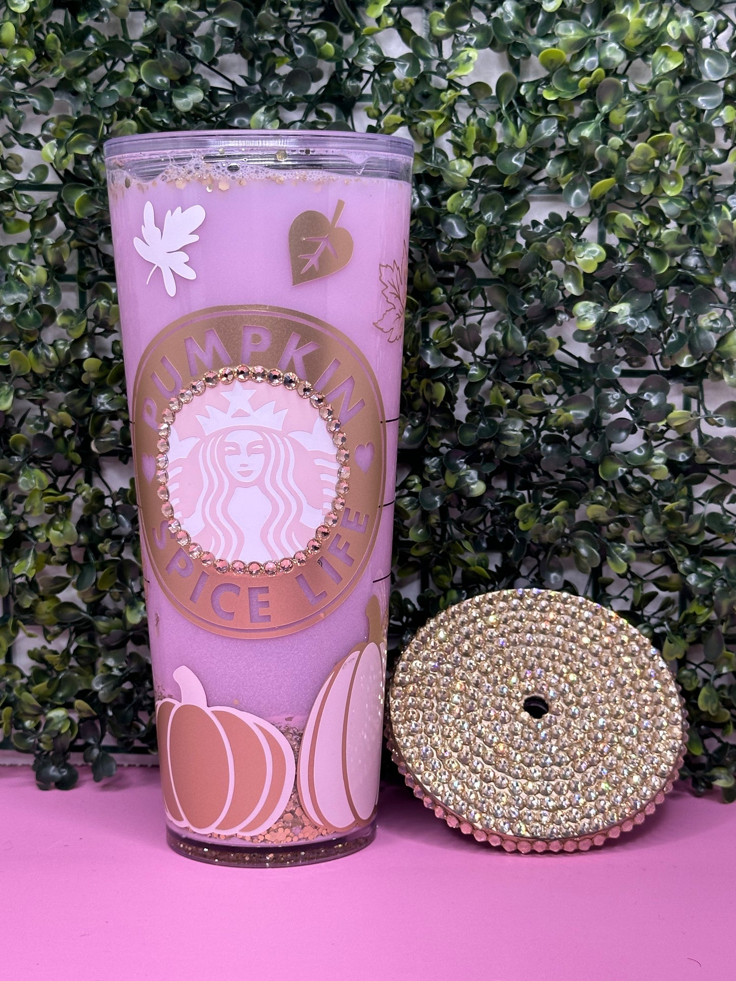 Pink Pumpkin Starbucks Tumbler