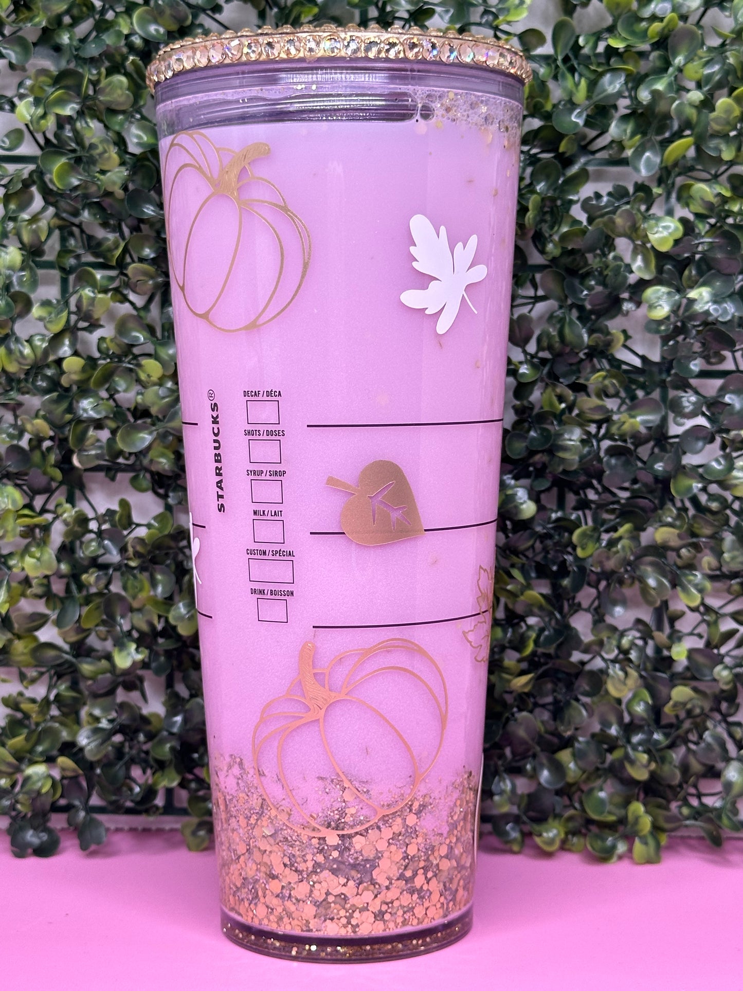 Pink Pumpkin Starbucks Tumbler